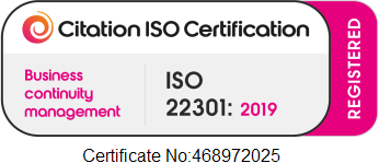 Rock Security ISO 22301 Citation Certification Business Continuity Management